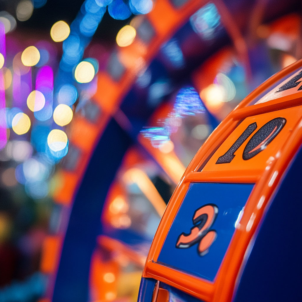 Tombola-Rad bei der Benefizveranstaltung